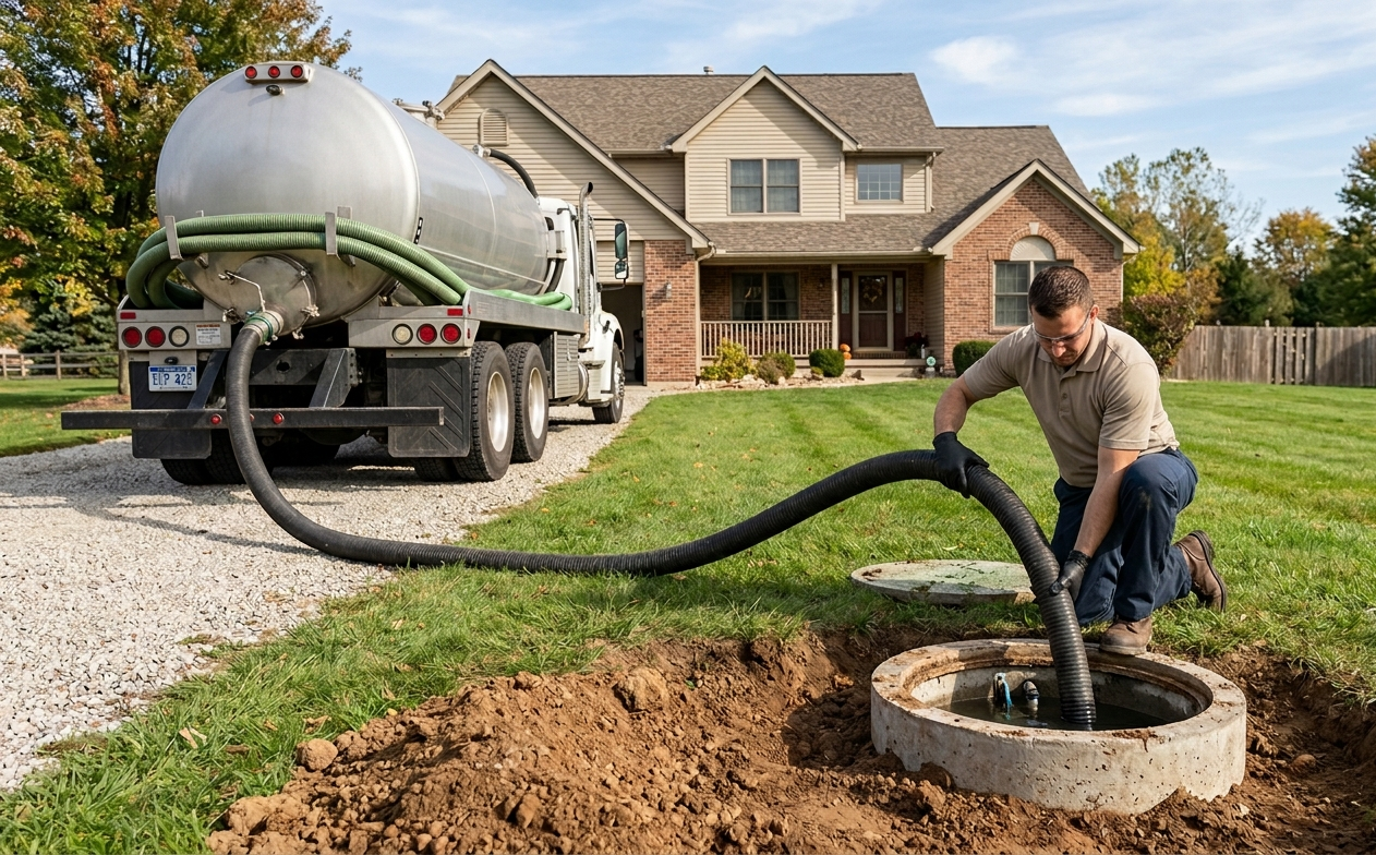 Septic tank cleaning Brighton MI
