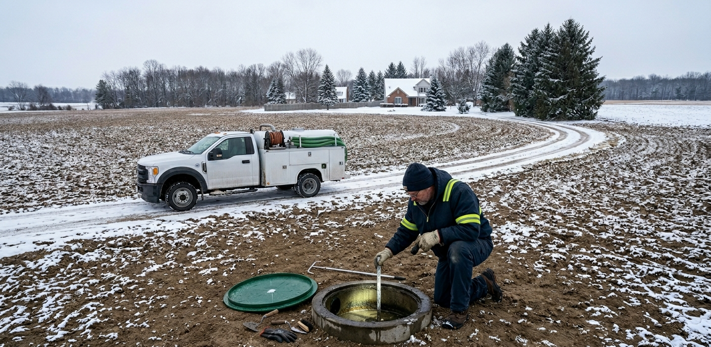 septic tank cleaning Brighton MI