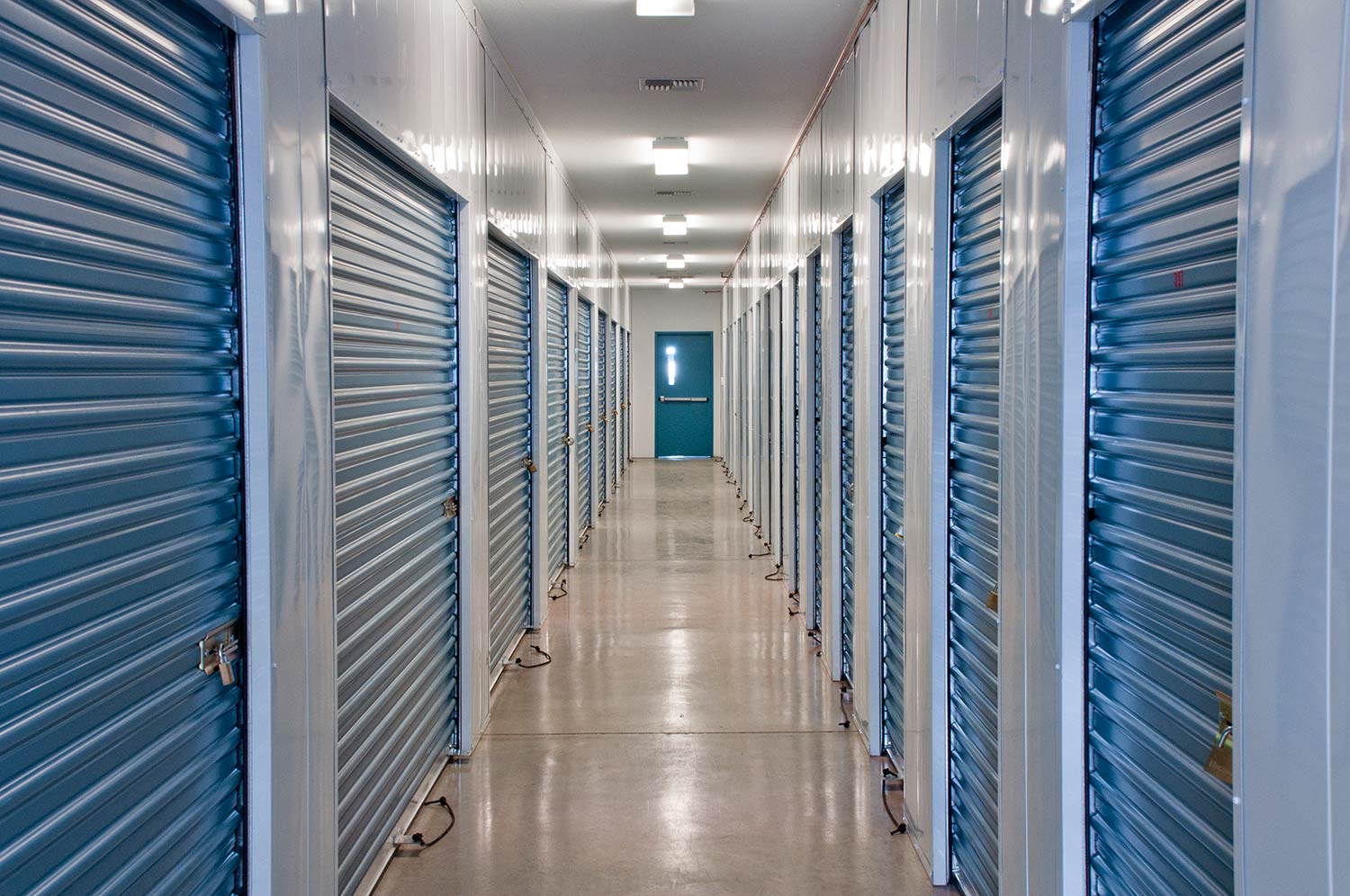 Row of Indoor Storage Unit — Chesterfield Township, MI — Iron Gate Mini Storage