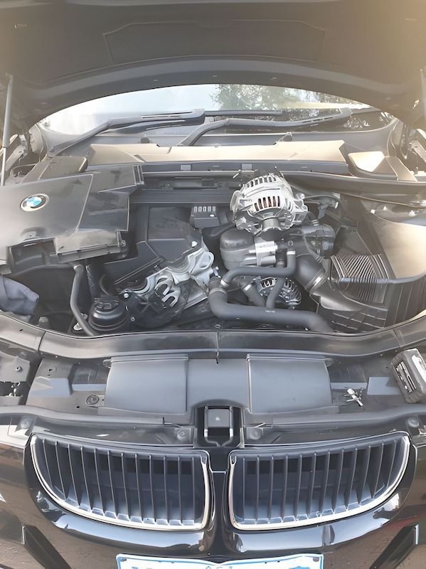 Engine Is Shown with The Hood Open — ACT Mobile Mechanics in Isaacs, ACT