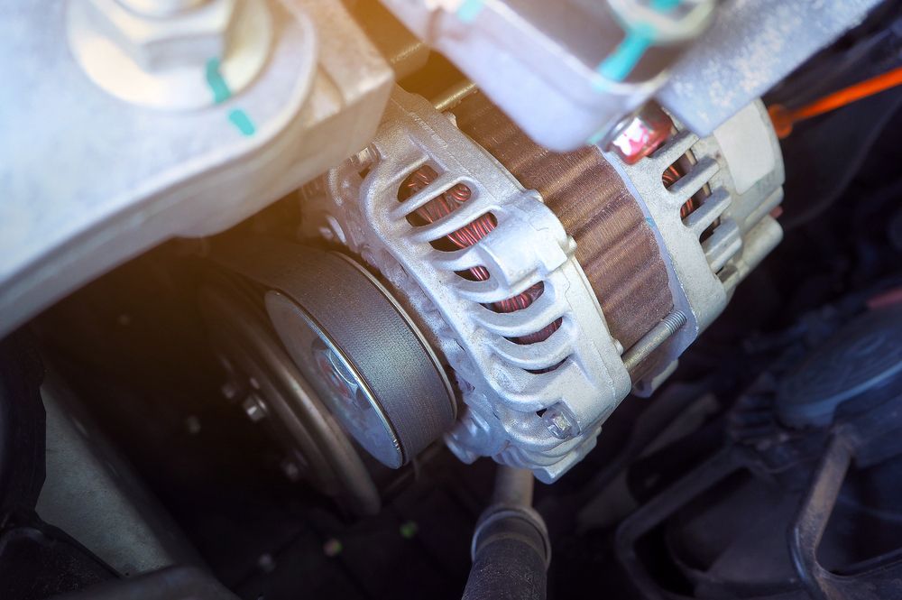 A Close Up of a Car Alternator Under the Hood of a Car — ACT Mobile Mechanics in Isaacs, ACT