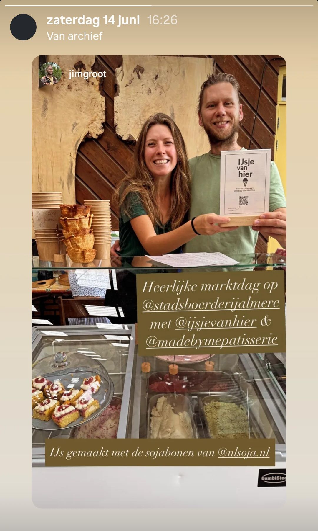 gepelde sojabonen sojaijs