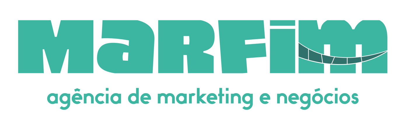 A logo for marfim agencia de marketing e negócios