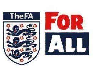 A logo for the fa for all with a lion on it