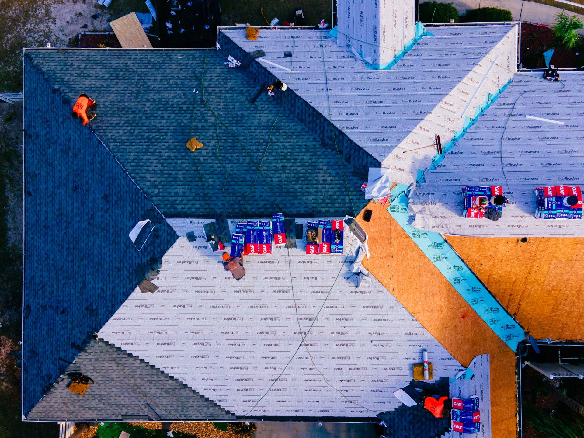 A professional arrived to perform residential roof repairs and replacements.