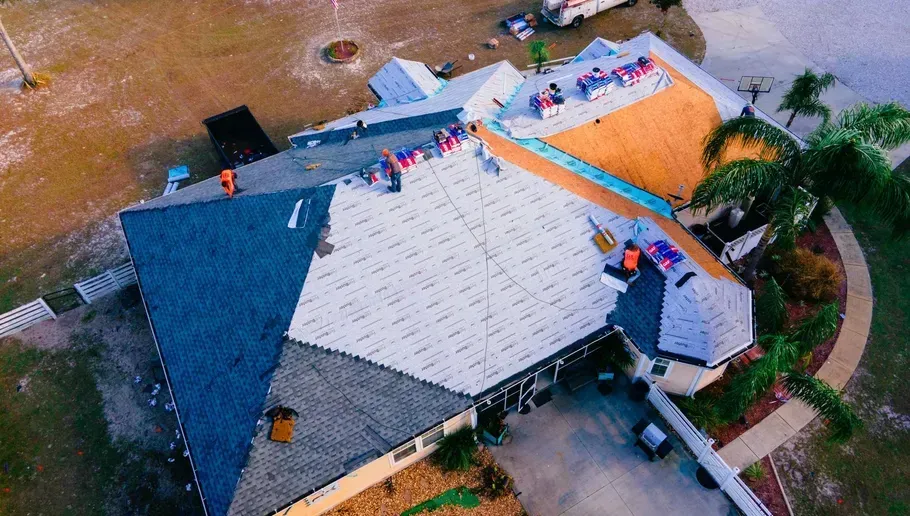 Ongoing delivery of comprehensive roofing services in a residential home.