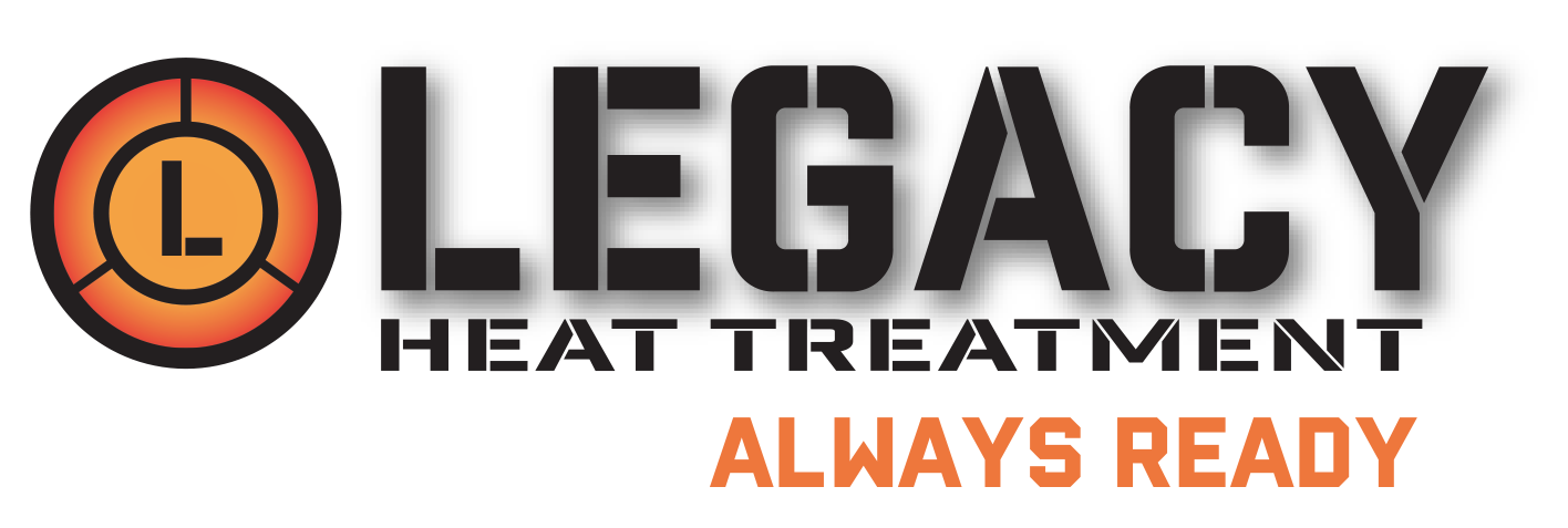 The logo for legacy heat treatment is always ready