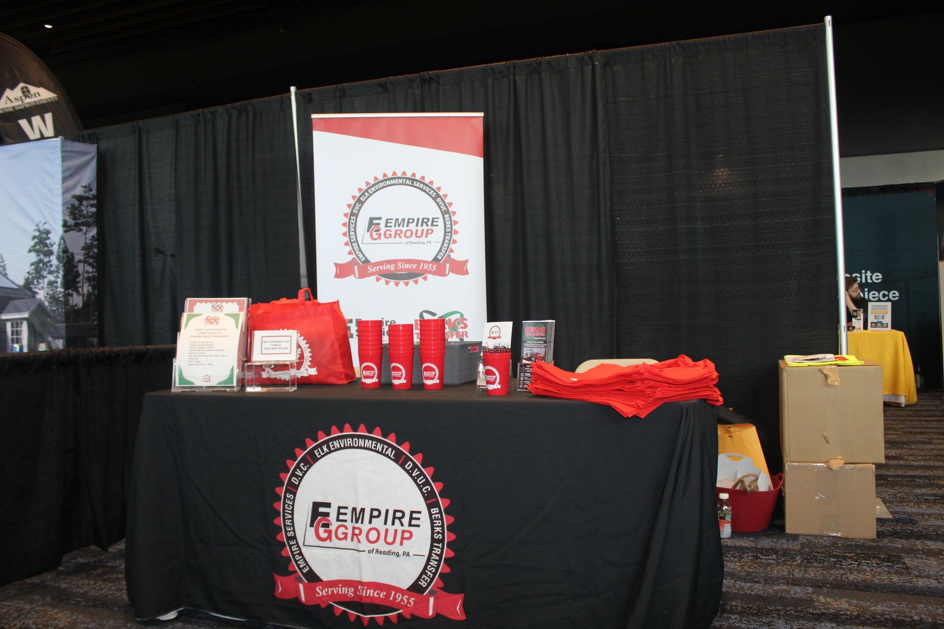 Empire Group and Berks Transfer at the Home Run Building and Trade Expo. 