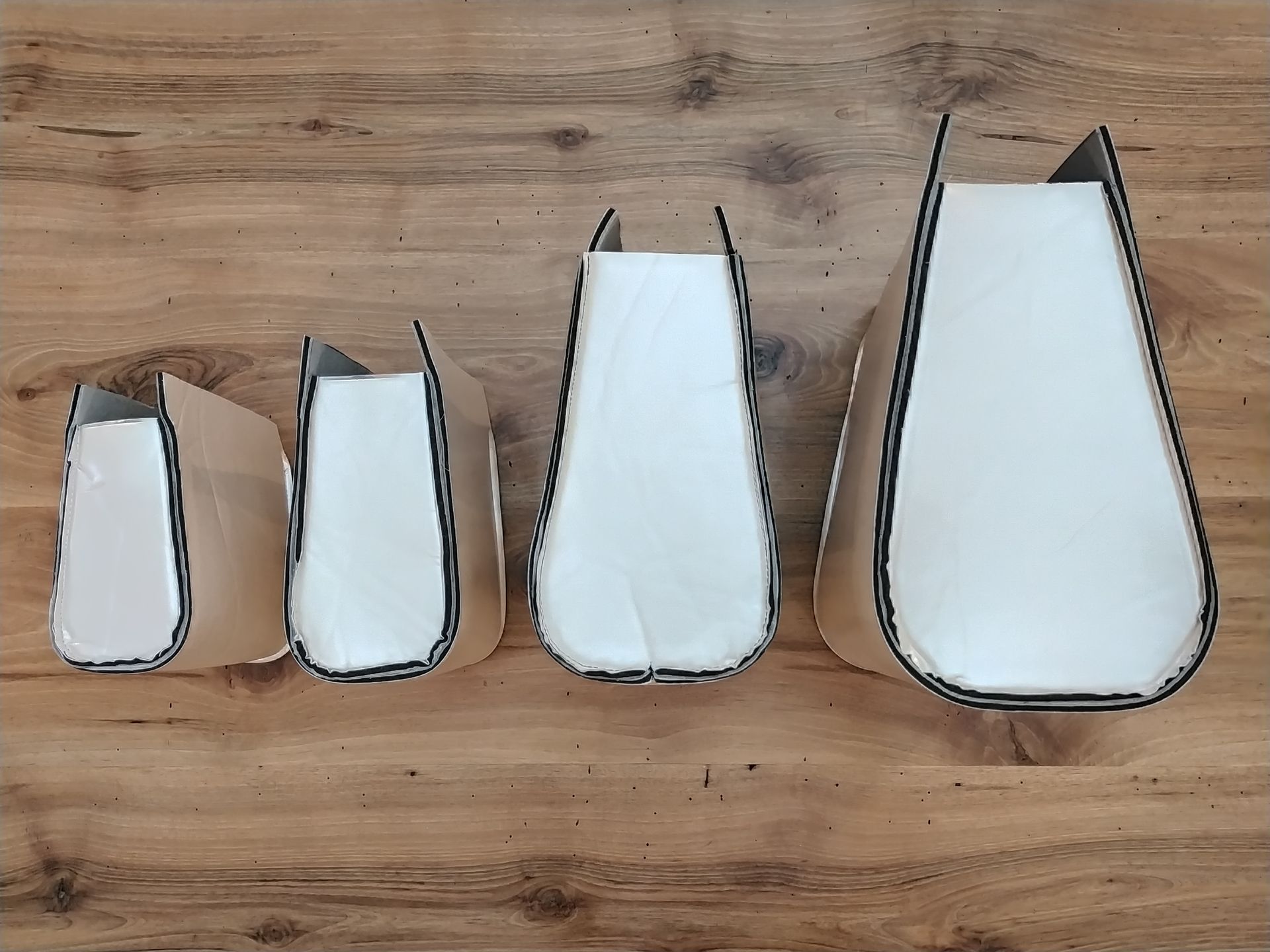 interni per borse con clips di fissaggio