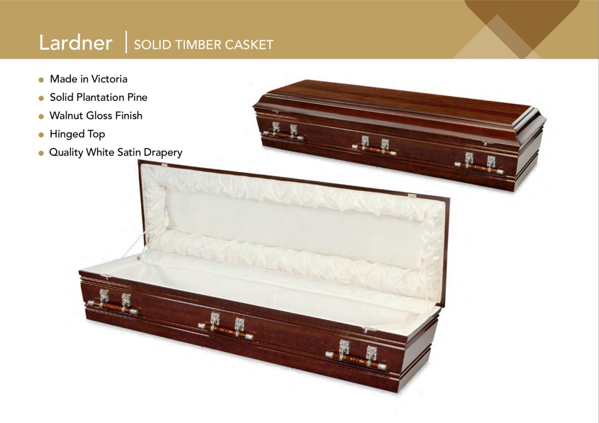 Darryl Wagstaff Funerals Coffin Range Maryborough