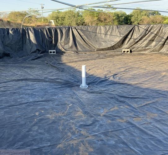 Plástico para piscicultura