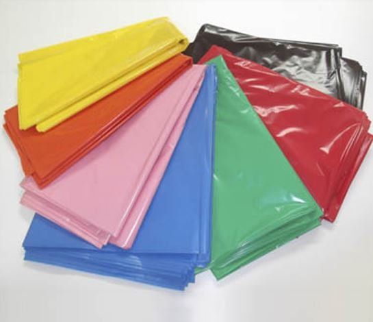 Bolsas plásticas de colores
