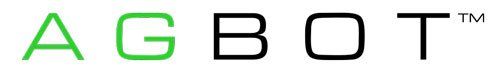 The logo for agbot is written in green and black on a white background.