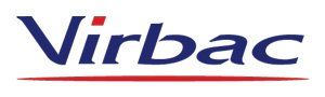 The virbac logo is blue and red on a white background.