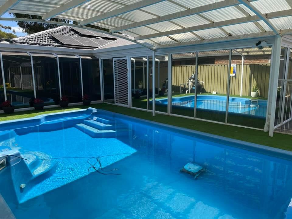Swimming Pool with Tinted Doors — Enfield, SA — Scorpion Window Tinting