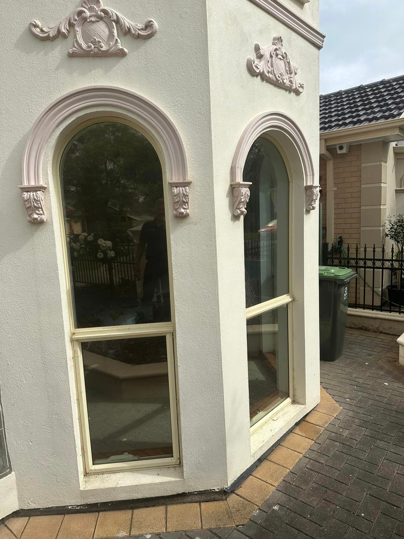 Building with Arched Tinted Windows — Enfield, SA — Scorpion Window Tinting