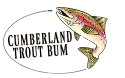 Logo: Rainbow trout jumping for a fly with 