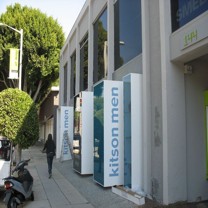 Commercial Building with Glass Mirrors — Los Angeles, CA — A & S Glass