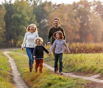 Young Family Having Fun Outdoors — Elkhart, IN — Maryellen Baker Attorney at Law