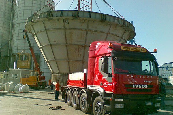 trasporto eccezionale con camion