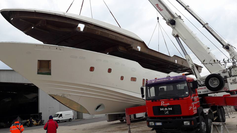 trasporto yacht