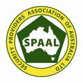 The logo for the spaal security providers association of australia ltd