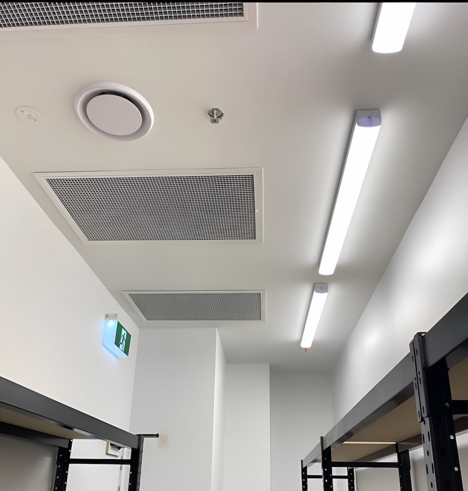 A Room With A Sign On The Wall That Says Exit — Chris Hickling Electrical In Port Macquarie, NSW