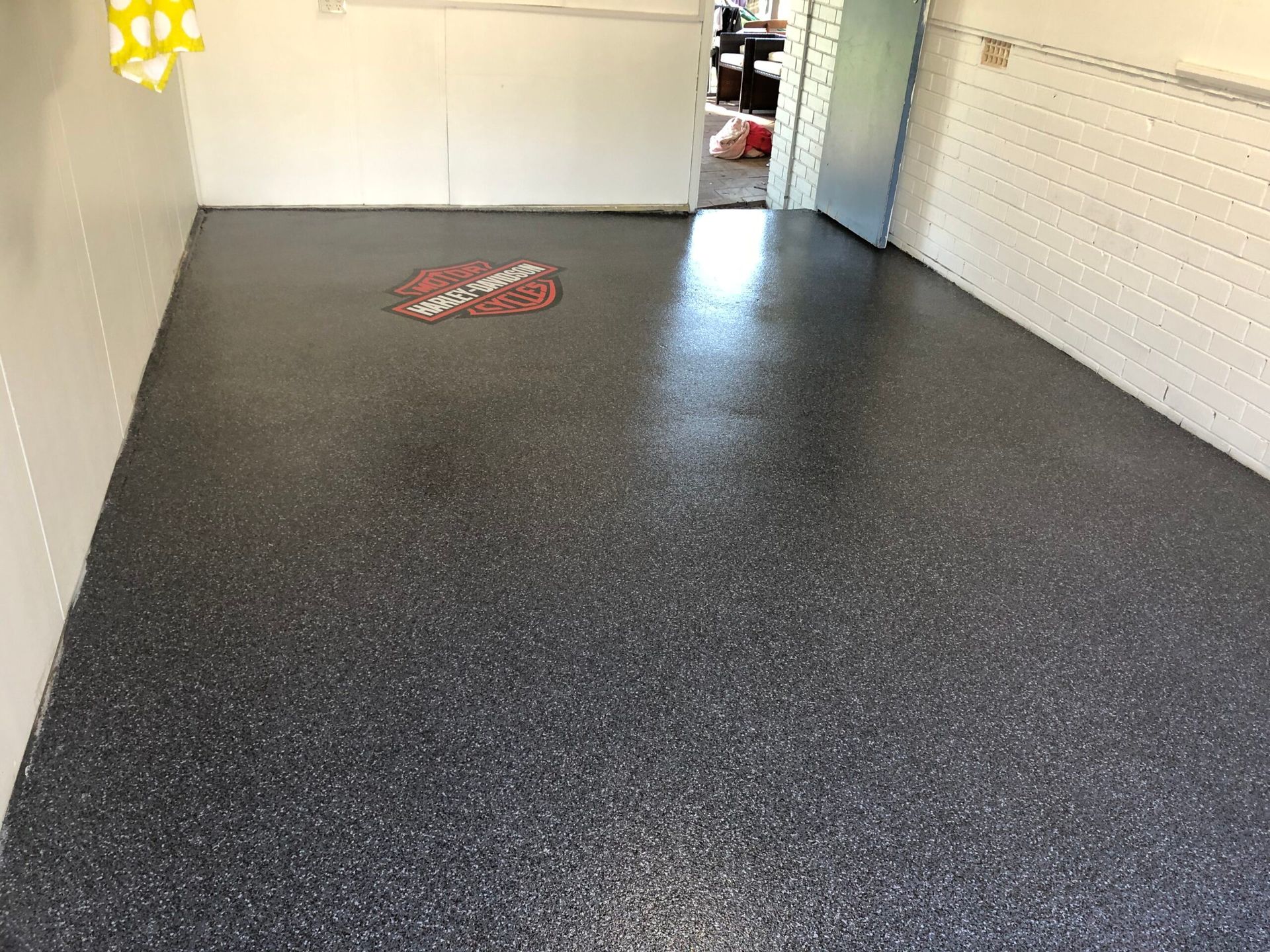 A Close Up Of A Black And White Floor In A Room  — Floorgard in Wamberal, NSW