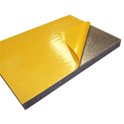 Adhesive backed PU foam