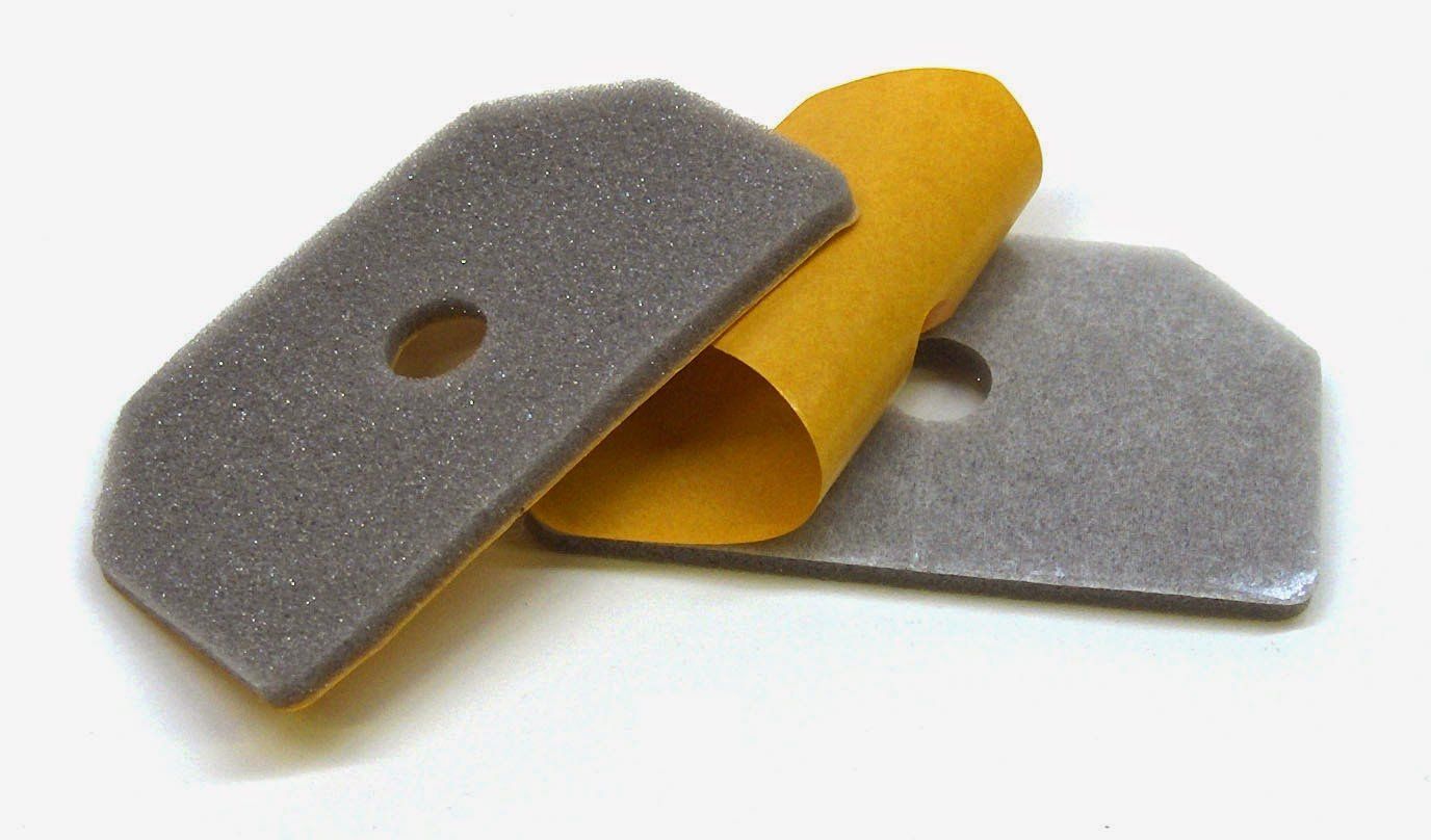 Adhesive backed PU foam gaskets