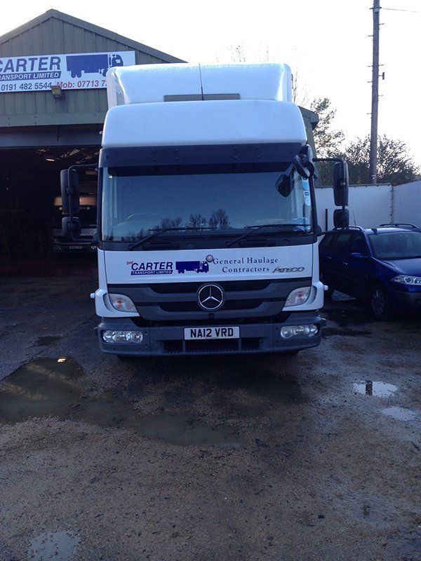 parked freight truck
