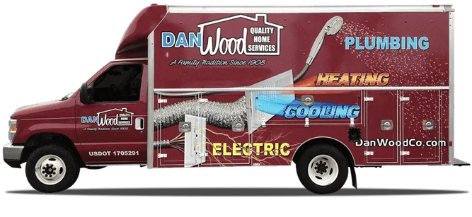 Red Service Van — Portage, MI — Dan Wood Company