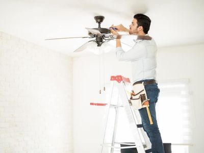 Repairing Ceiling Fan — Portage, MI — Dan Wood Company