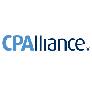 CPA Alliance logo: blue "CPA" with "Alliance" in dark blue, trademark symbol.