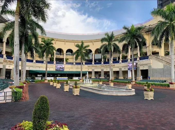 A fish is hanging from a hook in the water.