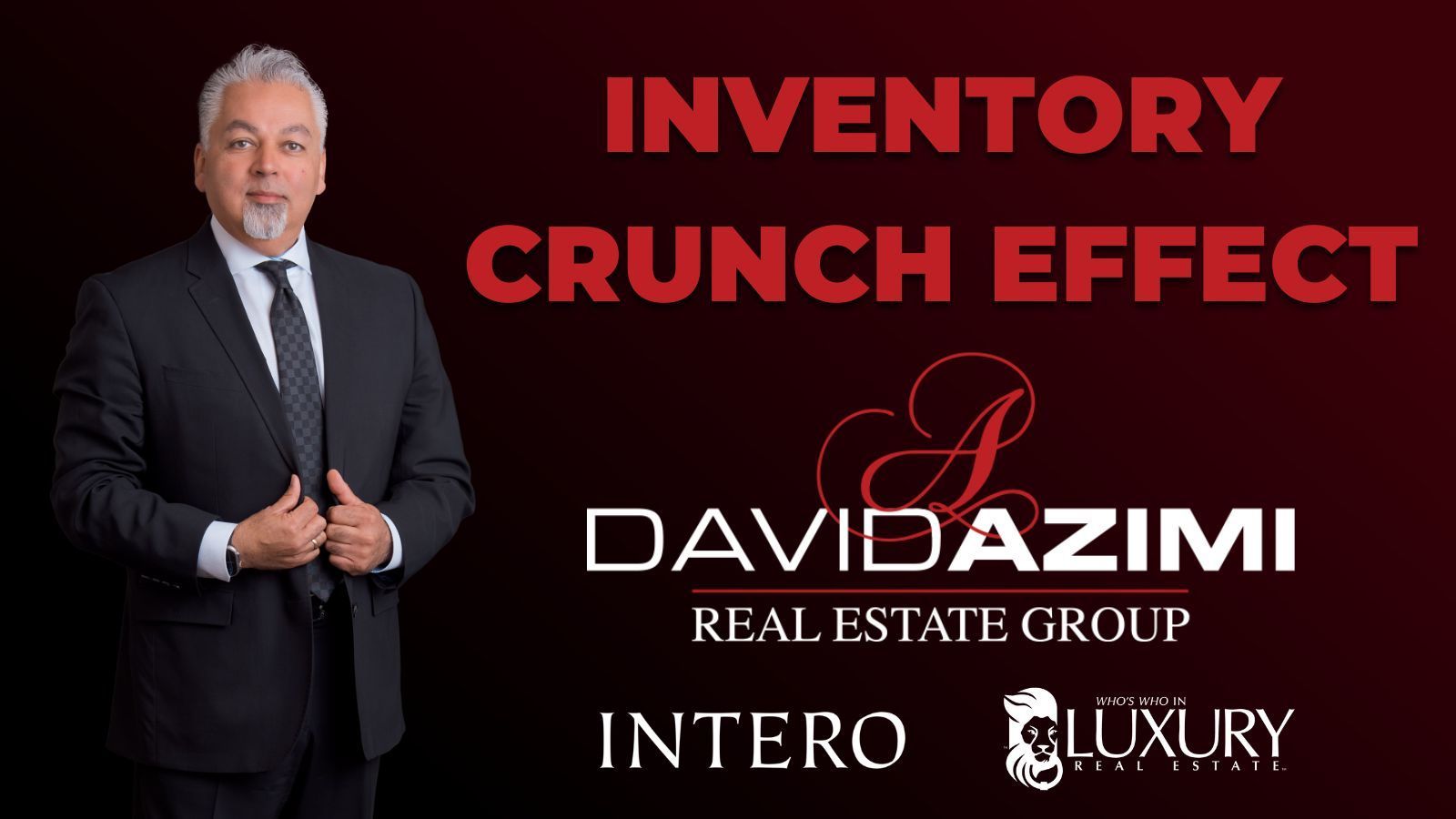 Home for sale sign during a period of low housing inventory with buyers lined up for a showing.
