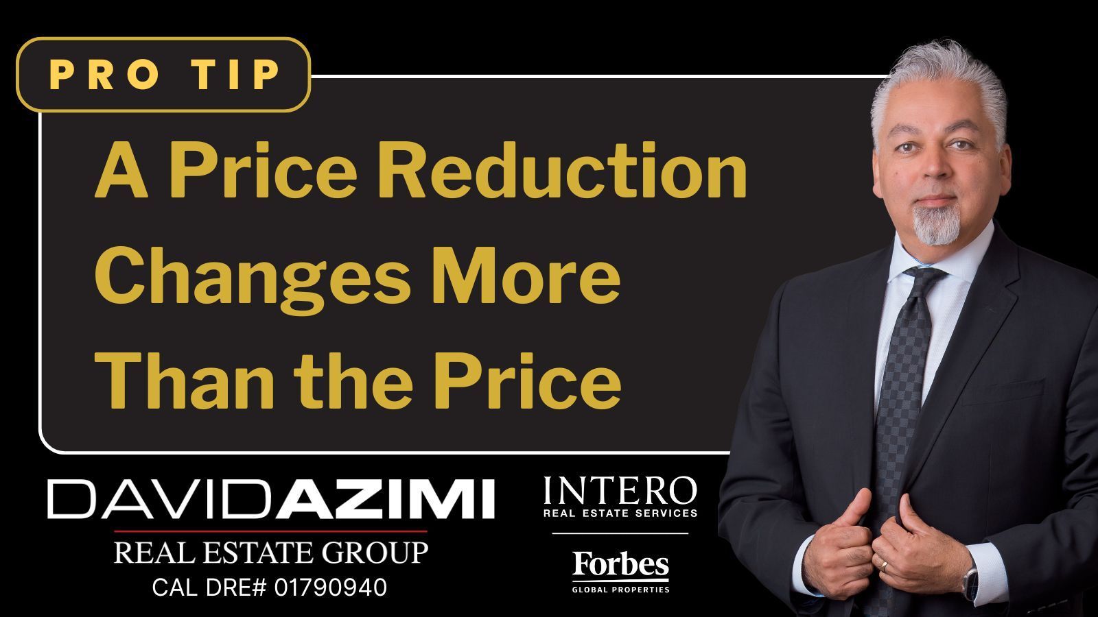 Real estate listing showing a strategic price adjustment while maintaining market positioning