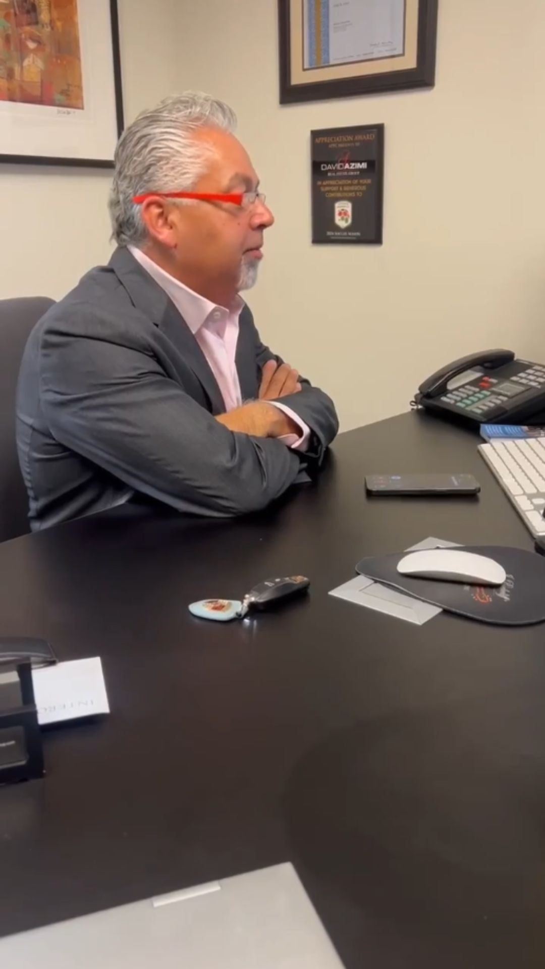 David Azimi waiting for professional listing photos before launching a property on the market.