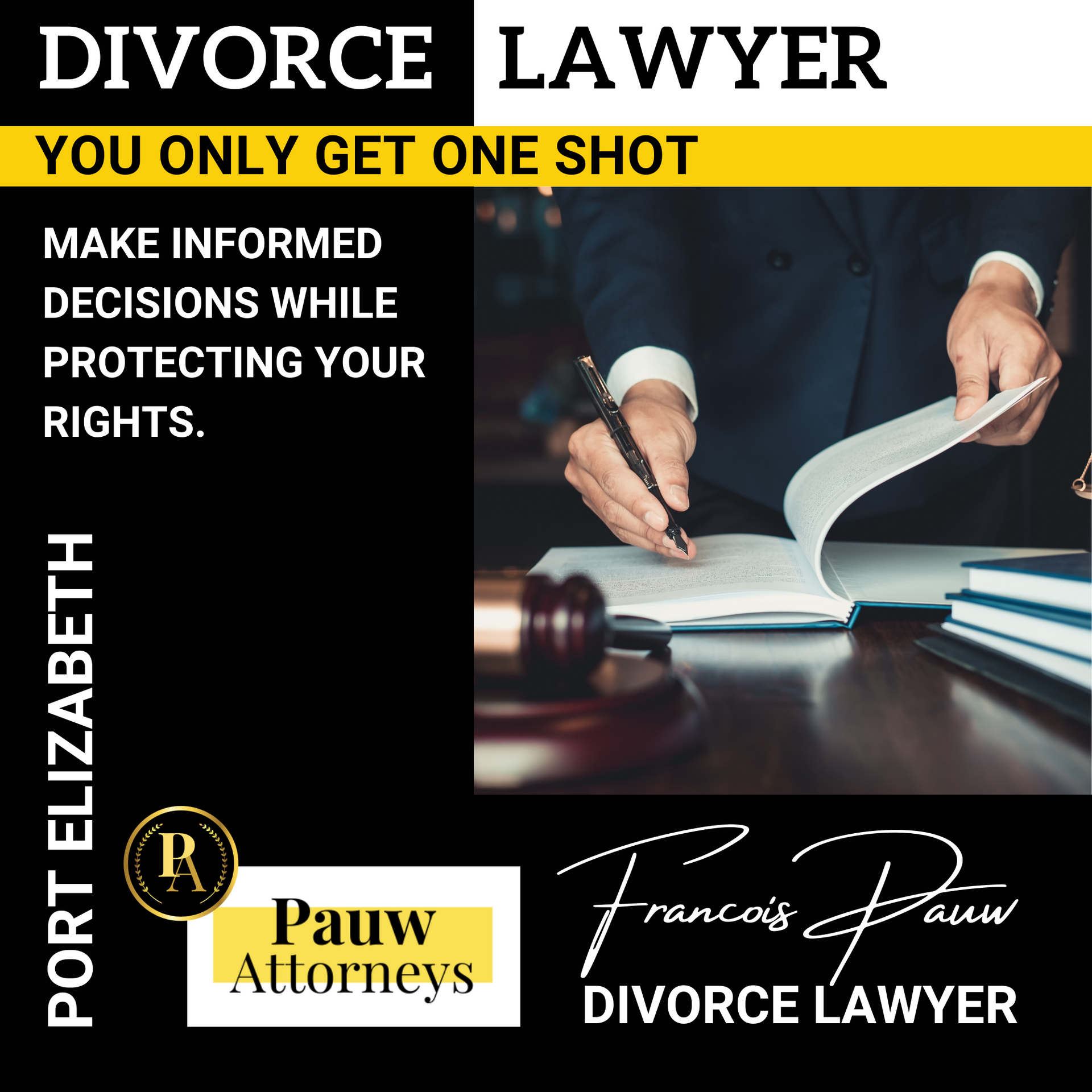 Divorce Filing Requirements in Port Elizabeth, Pauw Attorneys