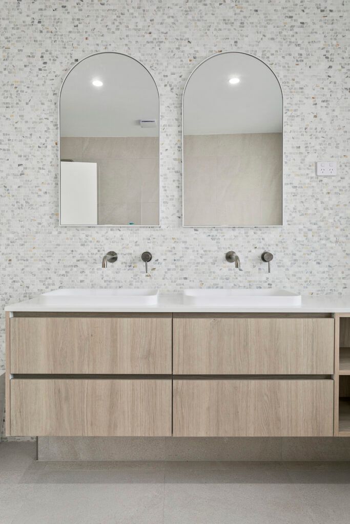 A Kitchen With Two Sinks, a Toilet and a Shower — Darko's Kitchens in Primbee, NSW