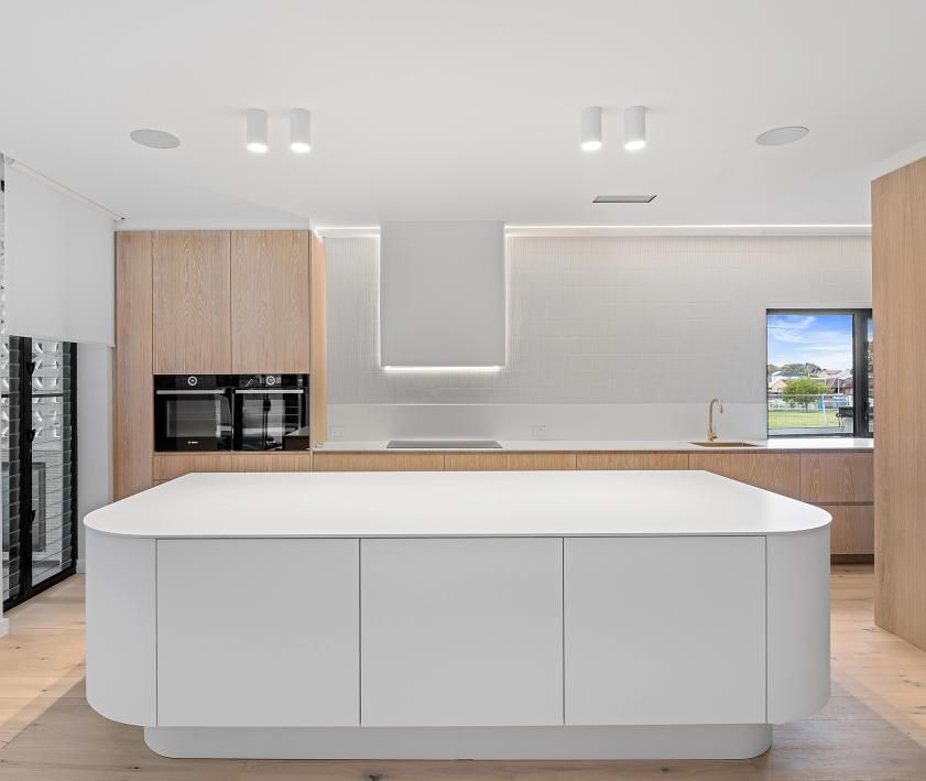 There is a Large Island in the Middle of the Kitchen — Darko's Kitchens in Woonona, NSW