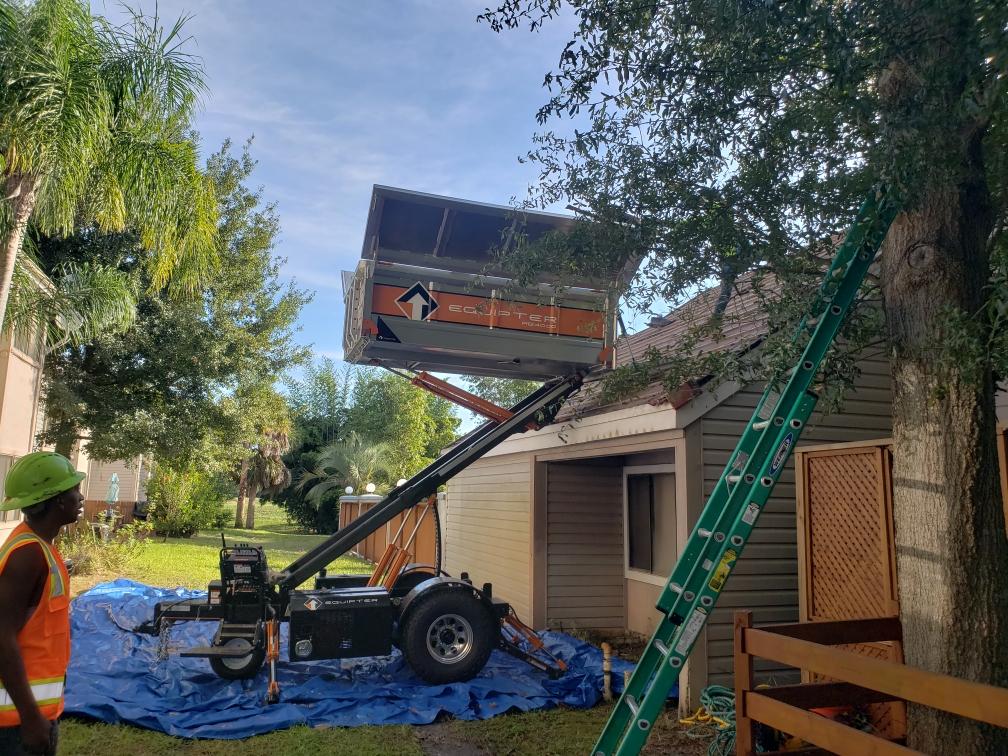 Residential roofing work in Ocala, FL