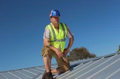 Chillemi Roofing Owner on a New Roof