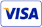 visa logo on a white background .