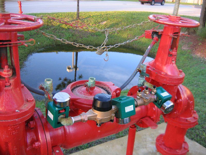 Secured Backflow Device — Davie, Florida — American Allstate Backflow Specialists, Inc.