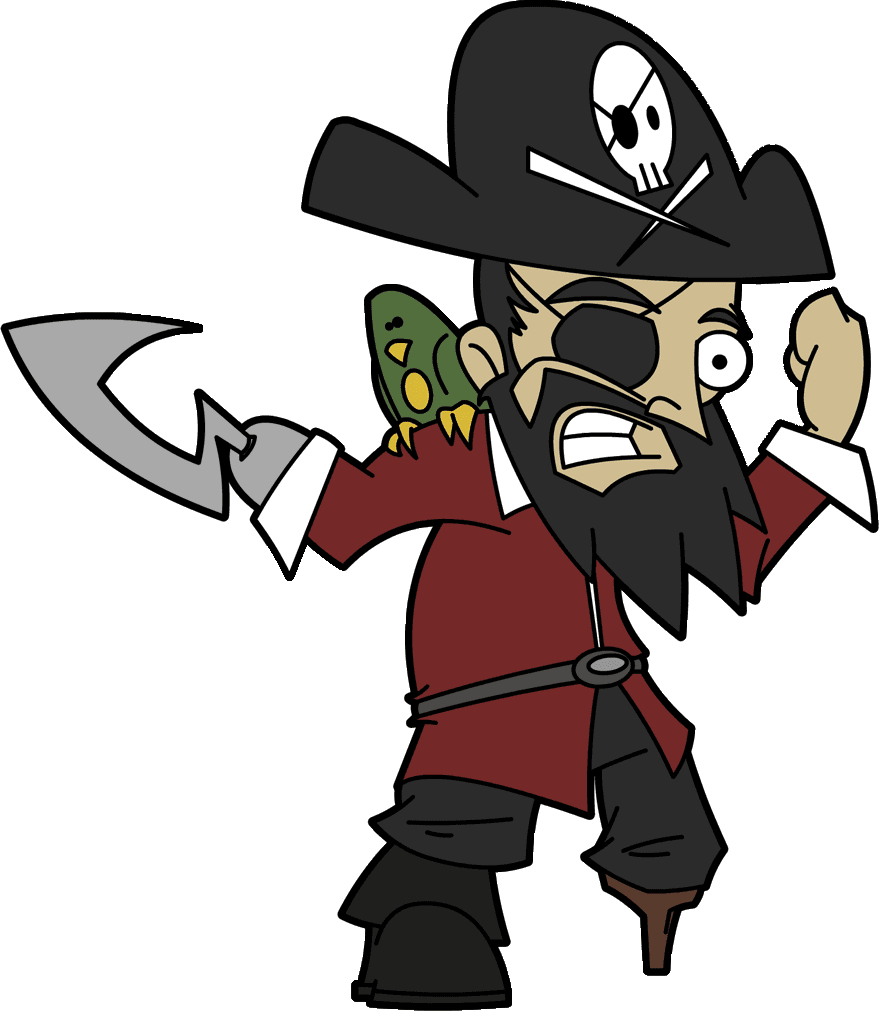 Pirate with Parrot