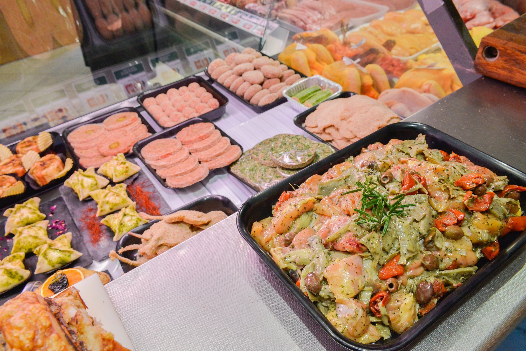 hamburger della macelleria