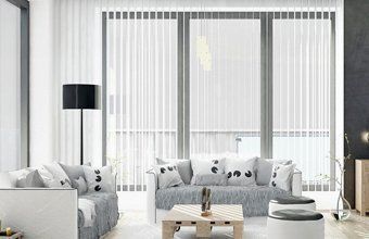 French window blinds
