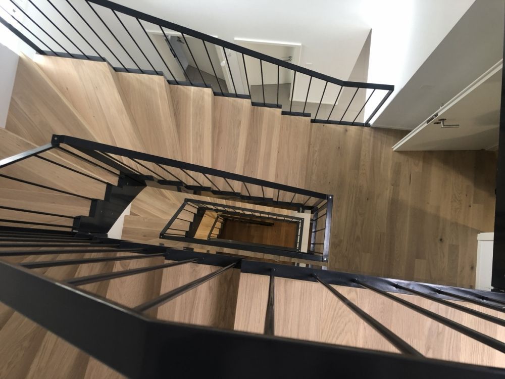 Marches d'escalier en bois