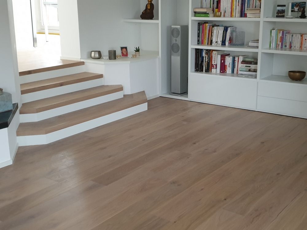 Nouveau parquet posé